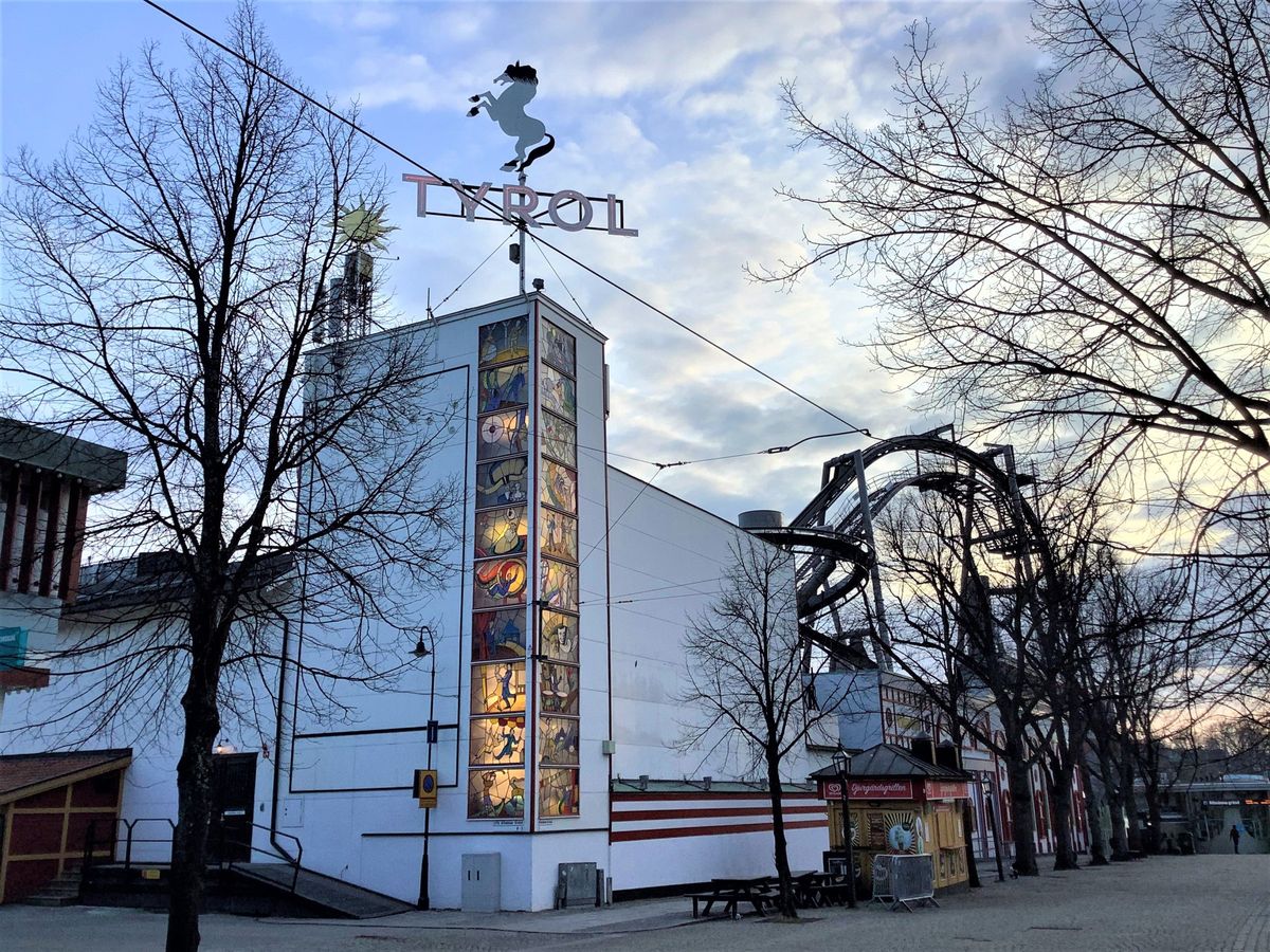 Restaurang Tyrol auf dem Gelände des Vergnügungsparks Gröna Lund